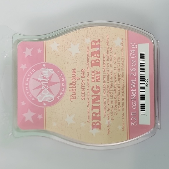 NEW, Lot of 2 Scentsy, Believe in your dreams Warmer and Bubblegum Scentsy Bar - Picture 4 of 11